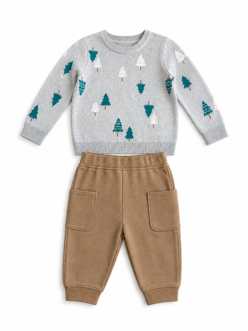 NWT First Impressions Baby Boys 2 Piece Sweater & Jogger Set Size 6-9 Months